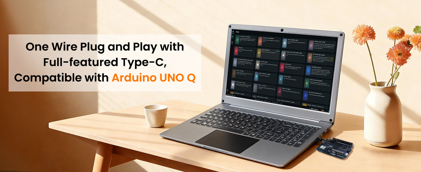 CrowView Note compatible with Arduino UNO Q