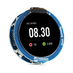 Dual Roundy Display 1.28" Based On ESP32 & RP2040