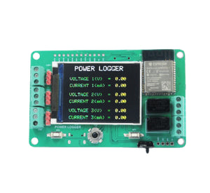 ESP32 Power Logger - 26V Range, Display, and Expandable I/O