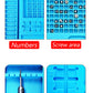 Soldering Station Mat Silicone Work Mat Heat Resistant 932°F Anti-Static Magnetic Mat for Electronic Phone Laptop Watch Repair