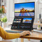 UPERFECT Triple Screen 15.6"/18.5“ Portable Foldable Monitor Dual Screen with Stand Extender 1080P FHD IPS for Laptop Windows