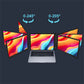 FHD IPS Gaming Series Portable LCD Backlit Monitor High-Definition Dual Triple Screen Extender for Productivity Visture