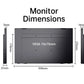 15.6" Folding Portable Monitor Dual Touch Screen 1080p 300nits VESA 75mm Freely Adjust Display Extender for Laptop PC With Bag