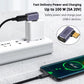 USB4.0 40Gbps OTG type C 90 degree Adapter 100W 5A USB C to Type C Fast Charging Converter USB C Data Adapter For Macbook 8K60HZ