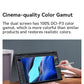 EHOMEWEI Dual Screen Portable Monitor X2 Pro Drive-free Phone-touch 2K 16” For Laptop Win Macbook