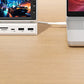 Hagibis 3.5inch IPS Mini Screen AIDA64 Mini PC CPU RAM HDD Data Monitor Display Sub Screen with USB C Hub for Laptop PC MacBook