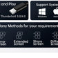 15.6" Folding Portable Monitor Dual Touch Screen 1080p 300nits VESA 75mm Freely Adjust Display Extender for Laptop PC With Bag