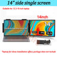 14" Portable dual monitor/Singel monitor, FHD IPS screen USB-C laptop extender for trading/programming/gaming Second display