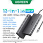 UGREEN Triple Display USB C HUB 10Gbps 4K HDMI Adapter 8-in-1 Splitter with HDMI DP USB3.2 PD 100W Dock for MacBook Pro Air PC
