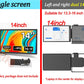14" Portable dual monitor/Singel monitor, FHD IPS screen USB-C laptop extender for trading/programming/gaming Second display