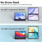 14'' Portable Dual Monitor 1.2K 1920*1200P Stacked Foldable Dual Screen For PC Laptop Screen Extender  180° Automatic Rotation