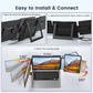 DLN 16 inch 2.5K Dual Screen Portable Monitor 1600P 60Hz High-Definition Dual Triple Display Extender For Home Office & Wins