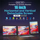 Rospider 16 Inch Portable Dual Screen Laptop Monitor Extender 1200P 2560P Rotatable Triple Display for Laptop MacBook Windows