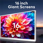 Triple Screen Portable LCD Backlit Monitor FHD Display Secondary Screen Connected to Notebook with 1 Cable sub screen Extender