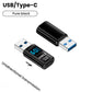 USB 3.2 Digital Display Adapter 10Gbps USB Male TO USB Female Converter Fast Charging Data Transafer USB C Adapter For PC Laptop