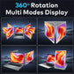 Dual Screen Display 14" to 16" Extended Multiple Monitor Laptop Sub Screen Triple LCD Extender Compatible with All PC Rospider