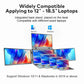 Rospider 18.5 inch Triple Screen Extender 1080P IPS Portable Monitor Gaming Display for 12 to 18 inch Laptop MacBook Windows