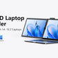 Amoudo14 Inch Dual Portable Monitor 1920*1080P IPS Portable Triple Monitor with USB-C Port for 14-16.5" Laptops Windows/Mac Xbox