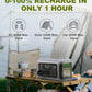 ALLPOWERS Portable Power Station R600, 299Wh LiFeP04 Battery with 2x 600W (1200W Surge) AC Outlets for Outdoor Camping RV Home