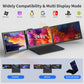 14" Portable dual monitor/Singel monitor, FHD IPS screen USB-C laptop extender for trading/programming/gaming Second display
