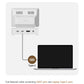 Hagibis 3.5inch IPS Mini Screen AIDA64 Mini PC CPU RAM HDD Data Monitor Display Sub Screen with USB C Hub for Laptop PC MacBook