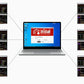 15.6" Folding Portable Monitor Dual Touch Screen 1080p 300nits VESA 75mm Freely Adjust Display Extender for Laptop PC With Bag
