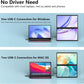 14‘’ Dual Portable Monitor Stacked Displays For Laptop Desktop PC MAC Phone Extended Screen 2240x1400 100%sRGB