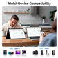 14'' Portable Dual Monitor 1.2K 1920*1200P Stacked Foldable Dual Screen For PC Laptop Screen Extender  180° Automatic Rotation