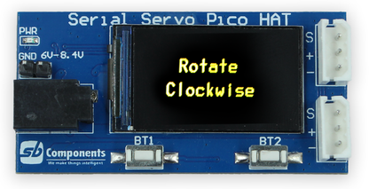 Serial Servo HAT for Pico