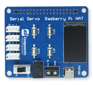 Serial Servo Raspberry Pi HAT
