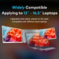Dual Screen Extender FHD IPS Gaming Display Portable LCD Backlit Monitor High Definition for Productivity 14 to 16 inch Rospider