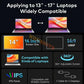 14" Portable dual monitor, FHD IPS screen USB-C/HDMI laptop extender for trading/programming/gaming Second display