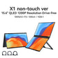 EHOMEWEI Dual Screen Portable Monitor X Series Drive-free Phone-touch FHD 2K 15.6“  16“ For Laptop Windows Macbook