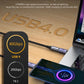 USB4.0 40Gbps OTG type C 90 degree Adapter 100W 5A USB C to Type C Fast Charging Converter USB C Data Adapter For Macbook 8K60HZ