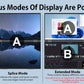 18.5" Portable Dual Monitor for Laptop Screen Extender FHD 1080P Dual Display with VESA 360° Folding Stacked Tripl