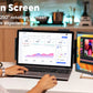 Amoudo Portable Monitor 14 Inch FHD 1080P IPS Screen Laptop Monitor Extension Dual Screen for Laptop Windows Mac Android