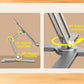 Foldable Laptop Stand 360°Rotation Notebook Table Aluminum Alloy Holder Portable Book Tablet Bracket with Heat Dissipation