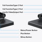 Amoudo14 Inch Dual Portable Monitor 1920*1080P IPS Portable Triple Monitor with USB-C Port for 14-16.5" Laptops Windows/Mac Xbox