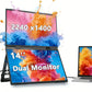 14‘’ Dual Portable Monitor Stacked Displays For Laptop Desktop PC MAC Phone Extended Screen 2240x1400 100%sRGB