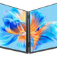 15.6" Folding Portable Monitor Dual Touch Screen 1080p 300nits VESA 75mm Freely Adjust Display Extender for Laptop PC With Bag