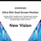 EHOMEWEI Dual Screen Portable Monitor X2 Pro Drive-free Phone-touch 2K 16” For Laptop Win Macbook