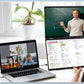 18.5" Portable Dual Monitor for Laptop Screen Extender FHD 1080P Dual Display with VESA 360° Folding Stacked Tripl