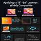 14" Portable dual monitor/Singel monitor, FHD IPS screen USB-C laptop extender for trading/programming/gaming Second display
