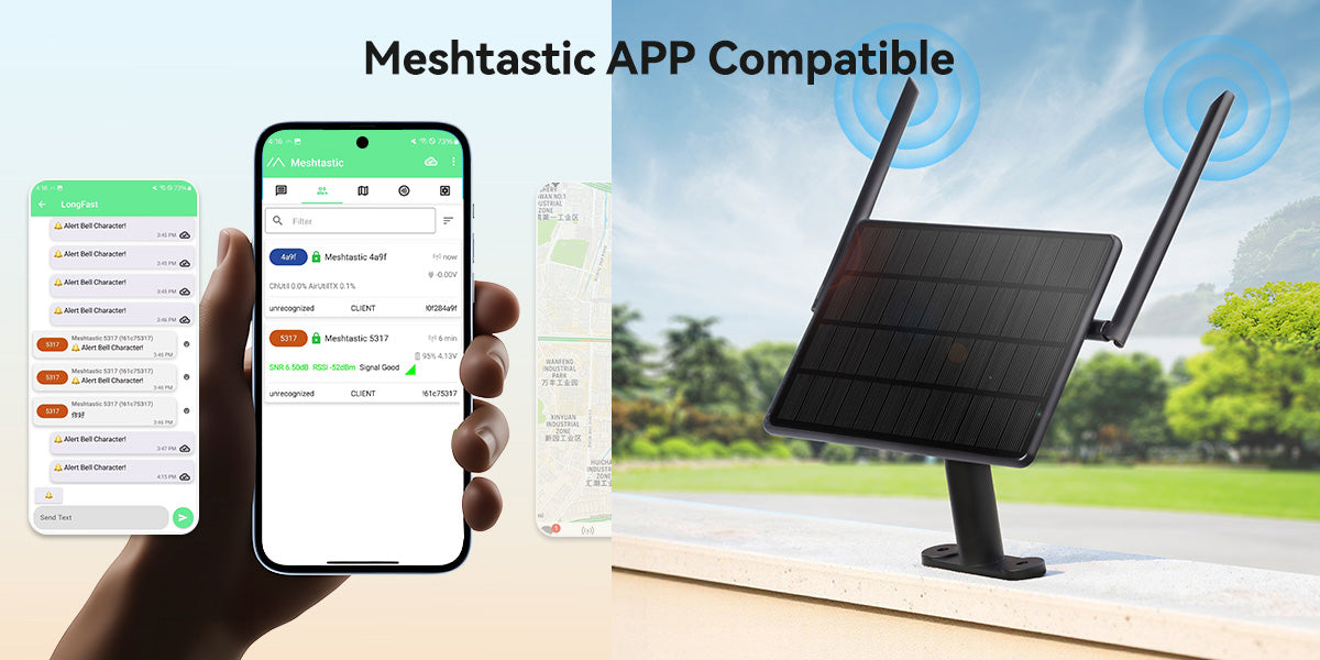 Meshtastic APP compatible
