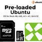 Ubuntu Server Pre-loaded MicroSD Card for Rock 5B, 4SE, 4C+, 4C, 3A & 3C