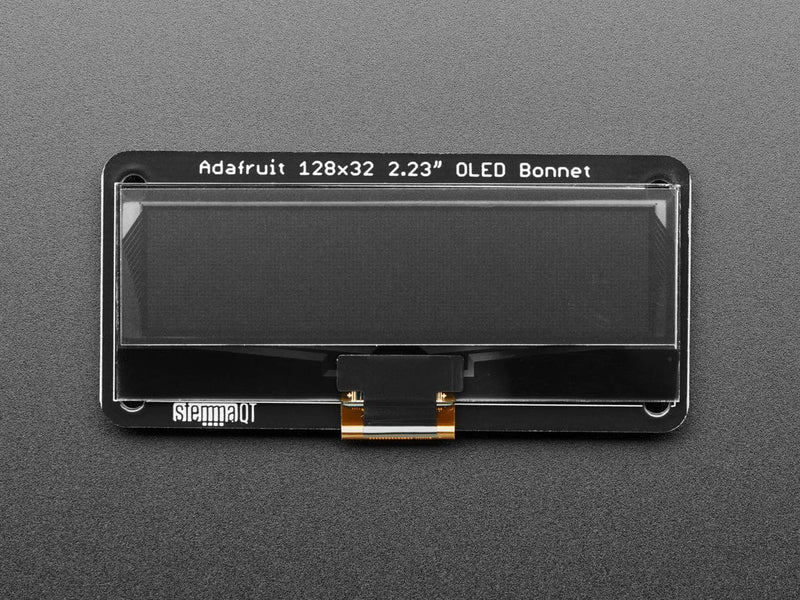 Adafruit 2.23" Monochrome OLED Bonnet for Raspberry Pi