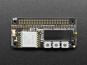 Adafruit LoRa Radio Bonnet with OLED - RFM95W @ 915MHz (RadioFruit)