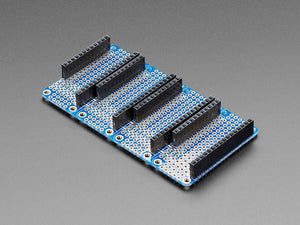 Adafruit Quad Side-By-Side FeatherWing Kit with Headers