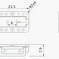 Bone Conductor Transducer with Wires - 8 Ohm 1 Watt