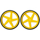 Kitronik Yellow Wheels for TT Style Geared Hobby Motors